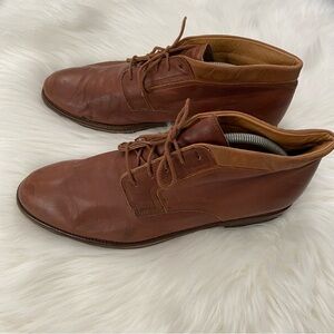 Cable&Co Men's Brown soft leather made in Italy Boots Size 12